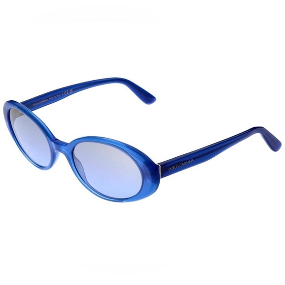NEW Dolce and Gabbana Blue 52mm Sunglasses - Picture 1 of 3
